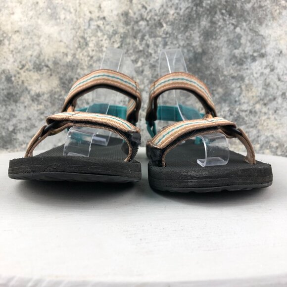 Teva Women's Size 9 Original Universal Cactus Brown Blue Yellow Sandals FAIR - Picture 2 of 13
